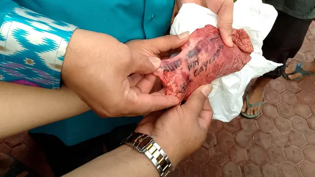 Heboh! Paru Hewan Kurban Bertuliskan Nama Lengkap Pekurban di Tangsel, Benarkah Fenomena Gaib?