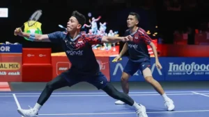 Indonesia Open 2025: Fajar/Rian Singkirkan Penakluk Juara Bertahan, Melaju ke Semifinal