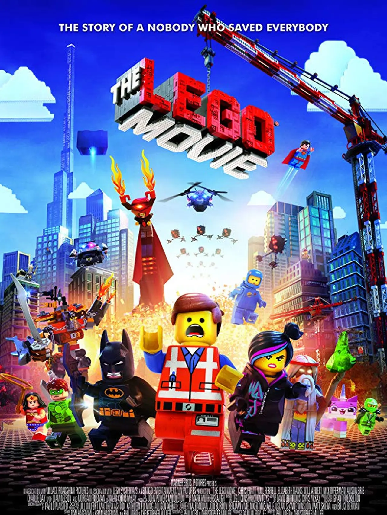 Poster film The Lego Movie. (Foto: Dok. IMDb/ Warner Bros.)